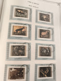Timbres animaliers Umm al Qiwain bloc feuillet thème faune oblitérés philatélie