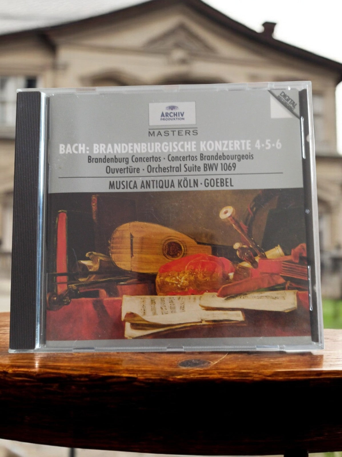 CD Bach Brandenburg Concertos 4-5-6 Musica Antiqua Köln Archiv Produktion