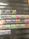 Timbres Turquie Postaları paysages villes lot x20 philatélie couleurs variées
