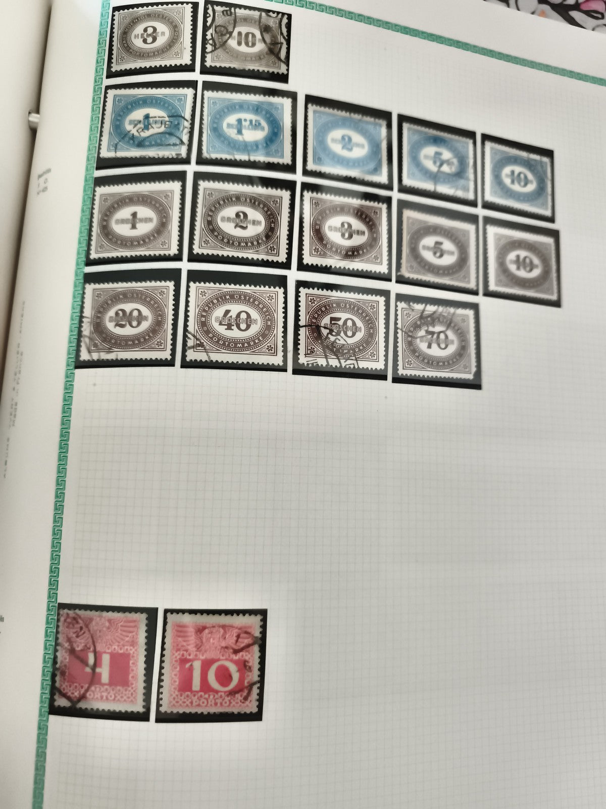 Timbres fiscaux oblitérés Roumanie XIXe s. lots valeurs diverses philatélie