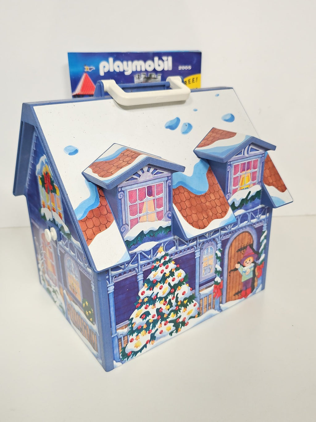 Playmobil Maison de Vacances Noël Atelier Père Noël Coffret Transportable Enfant