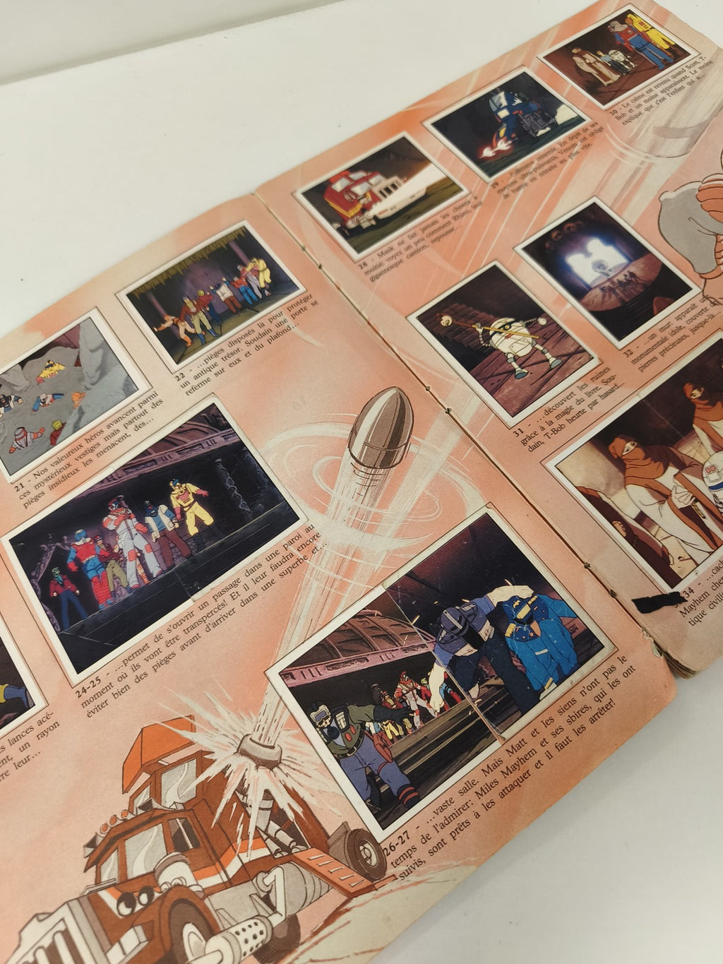 Vintage album Panini MASK complet années 80 collection stickers