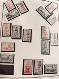 Lot anciens timbres neufs colonies françaises Afrique Togo Sénégal Wallis