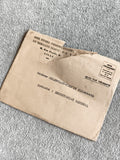 Lettre ancienne Caisse Assurance Vieillesse Lille enveloppe dactylographiée WW1