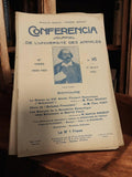 Journal universitaire Conferencia 1921 ancien revue littéraire France rétro