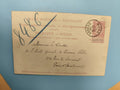 Ancienne carte postale début XXe Belgique philatélie timbre oblitéré rare