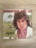 Vinyle 45 tours Alain Delorme Romantique Avec Toi pochette couleur Aquarius