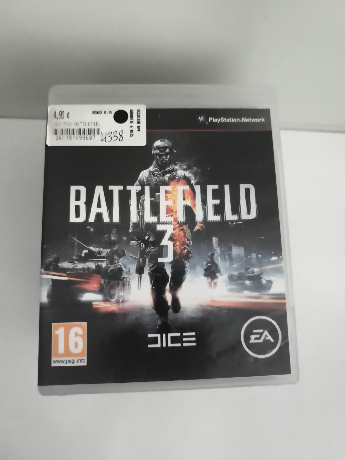 Jeu vidéo Battlefield 3 PS3 PlayStation, DICE EA, boîtier d’origine