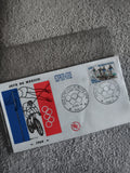Lettre premier jour Jeux Olympiques Mexico 1968 FDC timbre France sport
