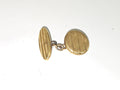 Ancien bouton de manchette fantaisie vintage plaqué or rétro collection homme