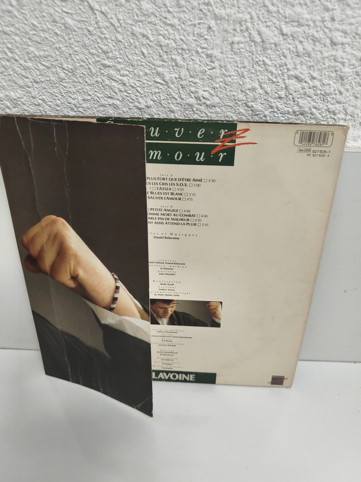 Vinyle 33 tours Marc Lavoine Sauver l’amour pochette originale France