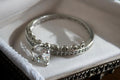 Bague fantaisie strass design élégant taille 63 pierre centrale