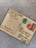 Carte postale Hongrie 1941 timbres oblitérés, Marseille, philatélie