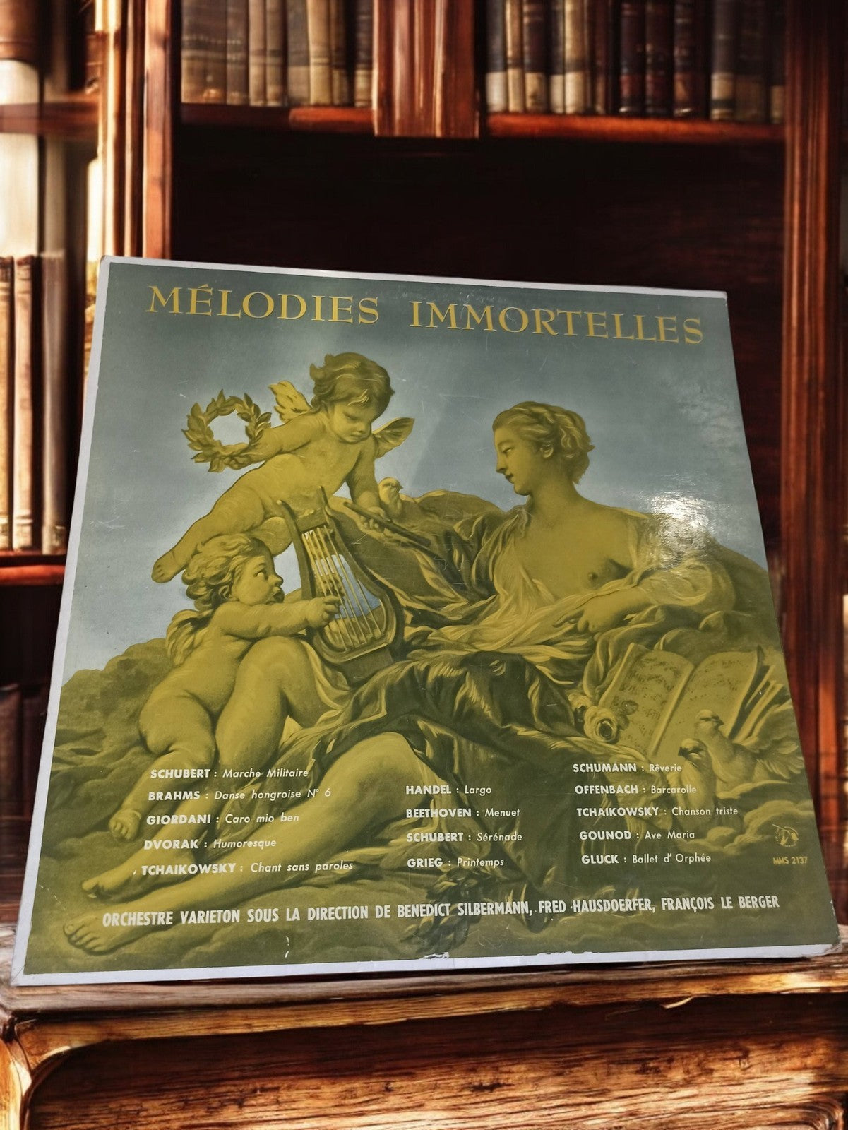 Vinyle 33 tours Mélodies Immortelles vintage classique rétro ancien disque