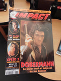 Magazine cinéma Impact n°68 Dobermann vintage ancien périodique 1990s