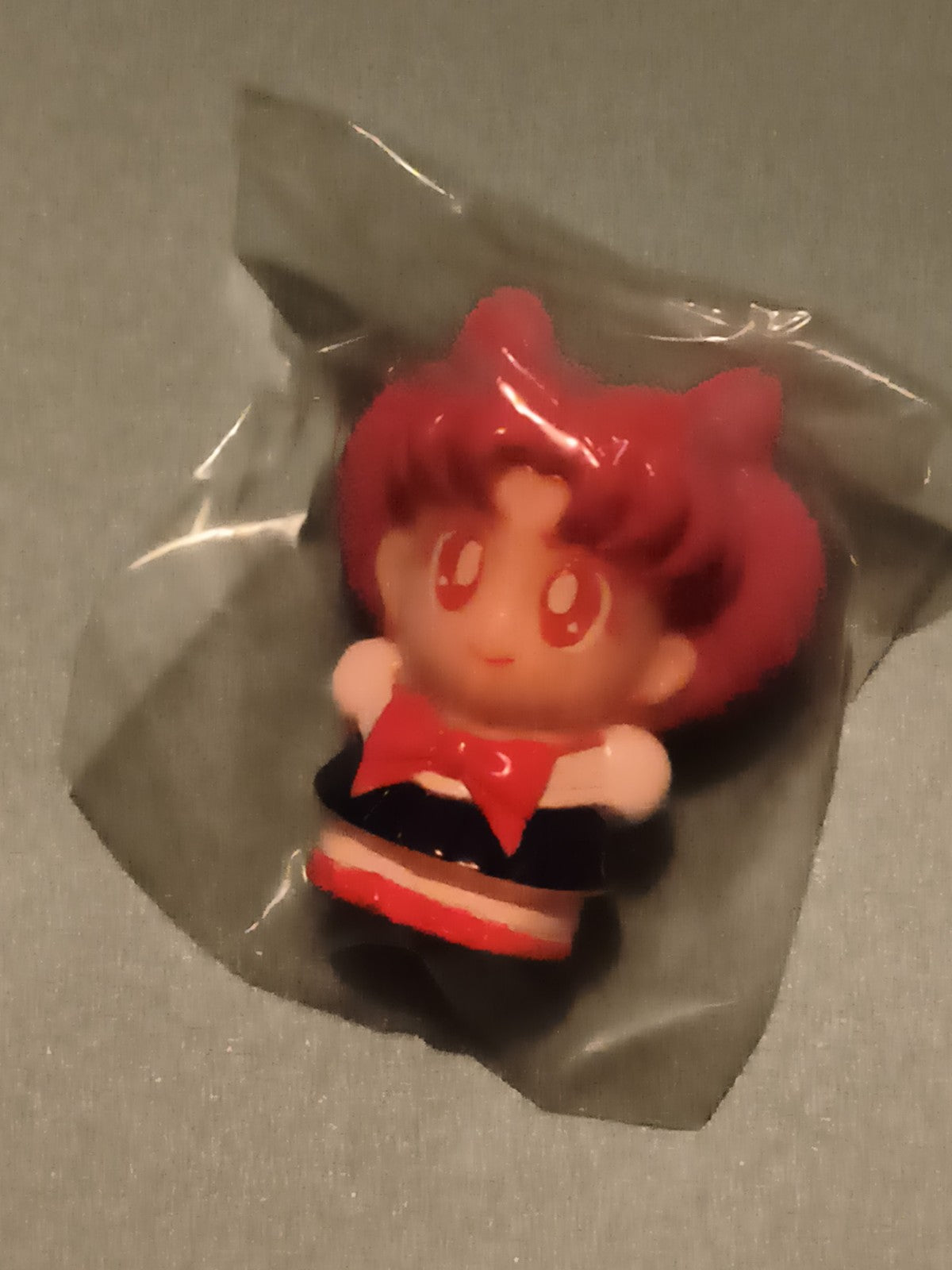 Figurine mini Sailor Moon Chibiusa rose bleu manga anime sous blister