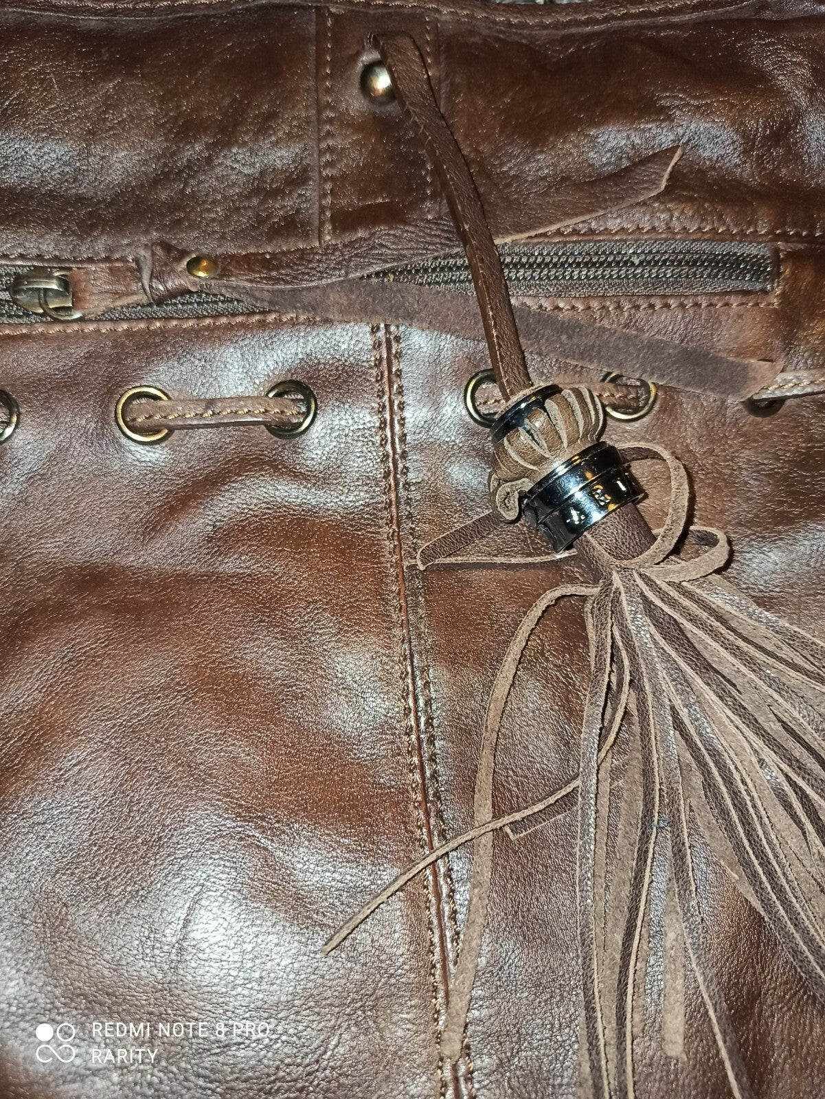 Sac bandoulière femme Arthur & Aston cuir marron, style élégant bohème