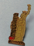 Pin's vintage Meublena Statue de la Liberté New York collection rétro (Ref 3)