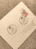 Lettre 1er jour Jeux Mondiaux Handicapés 1970 Angers oblitération philatélie