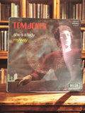 Vinyle 45 tours Tom Jones Decca she's a lady my way vintage rétro UK pop