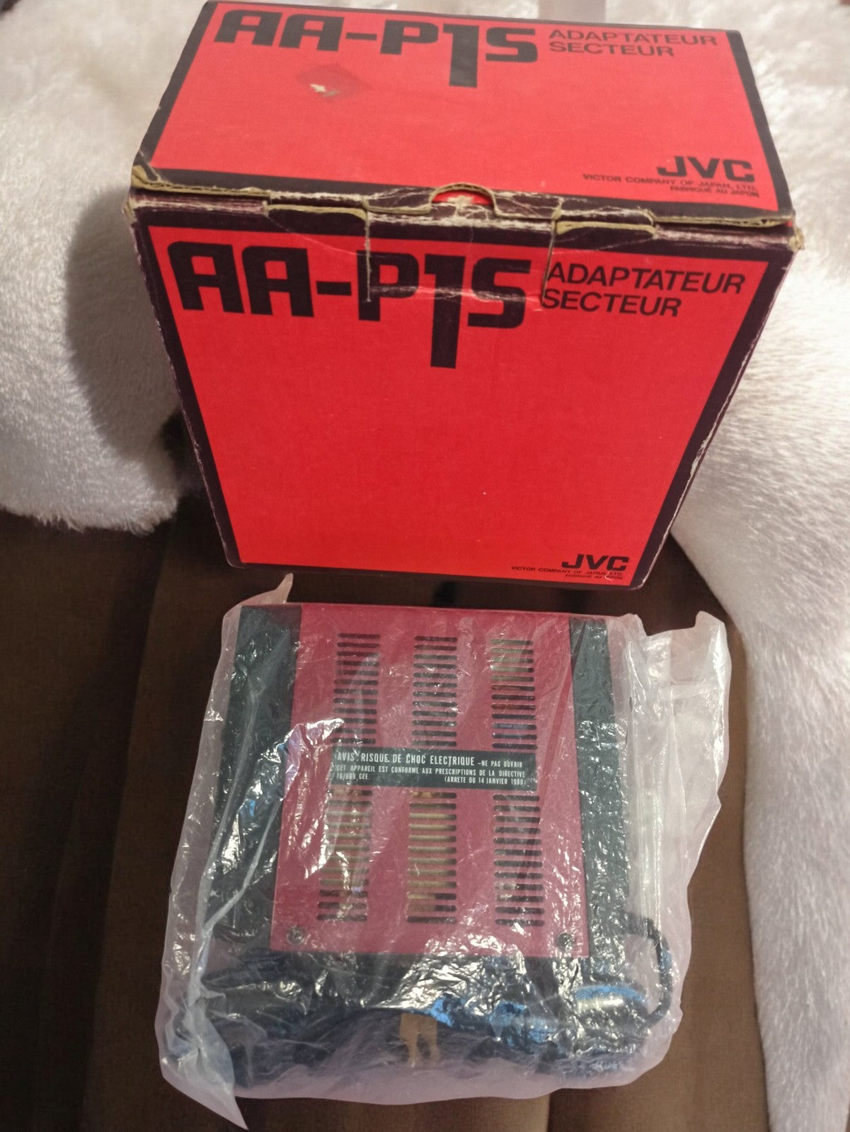Adaptateur secteur JVC AA-PTS vintage rétro, alimentation secteur Super 8
