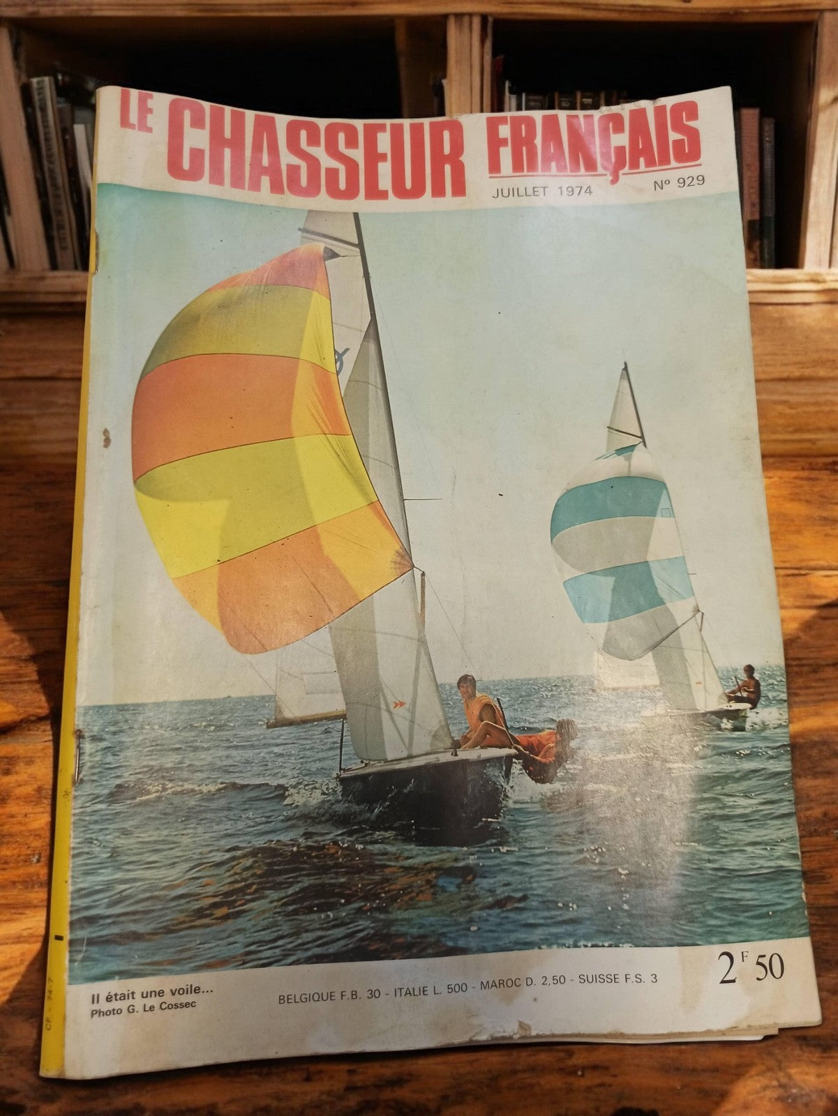 Magazine Le Chasseur Français juillet 1974 ancien revue vintage rétro voile