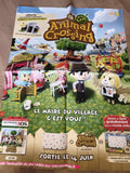 Poster Animal Crossing New Leaf Nintendo 3DS promo Micromania jeu vidéo