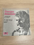 Vinyle 45T Georges Moustaki Joseph Il est trop tard pochette photo Polydor