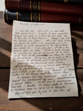 Lettre manuscrite ancienne 1918 guerre ? témoignage intime vintage
