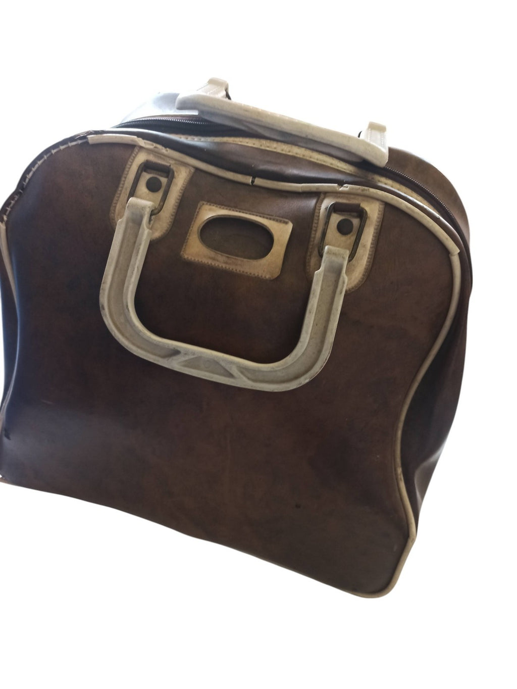 Boule de bowling AMF vintage + sac cuir et chaussures rétro set complet