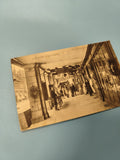 Ancienne carte postale animée Louhans Les Arcades vintage, scène de rue (Ref 1)