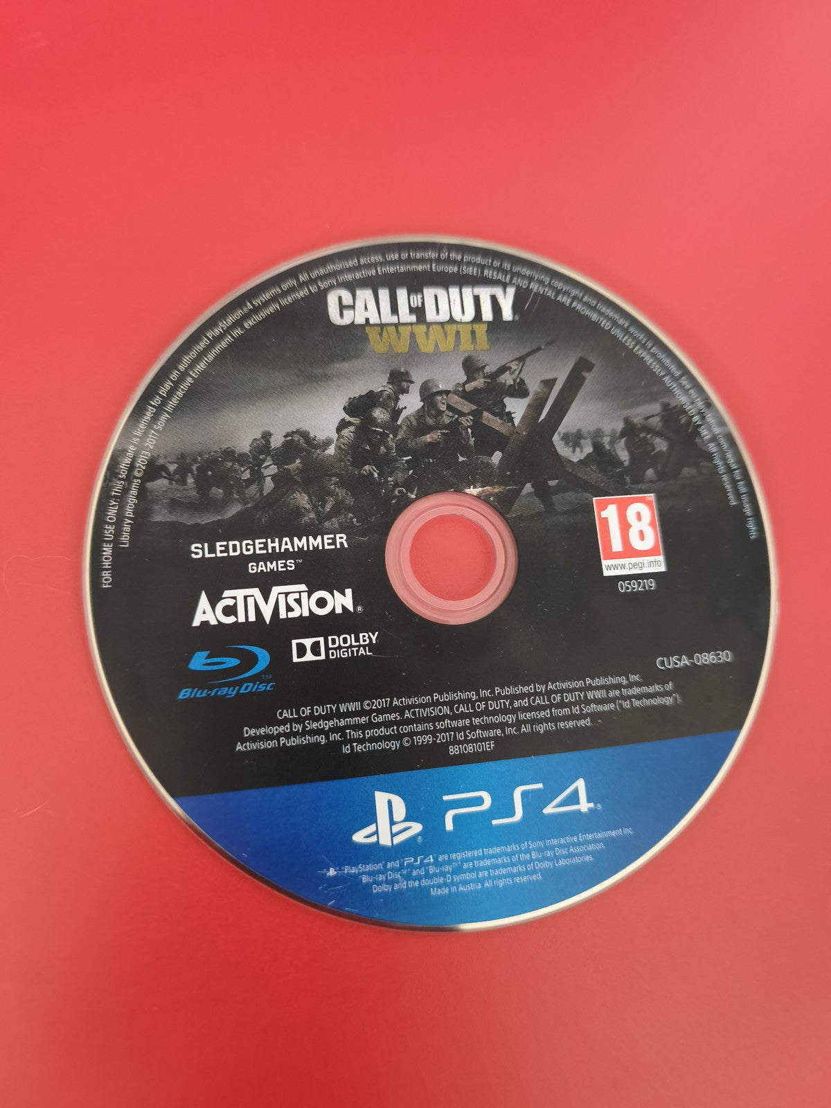 Jeu PS4 Call of Duty ? CD seul original pour console Playstation 4 d?occasion