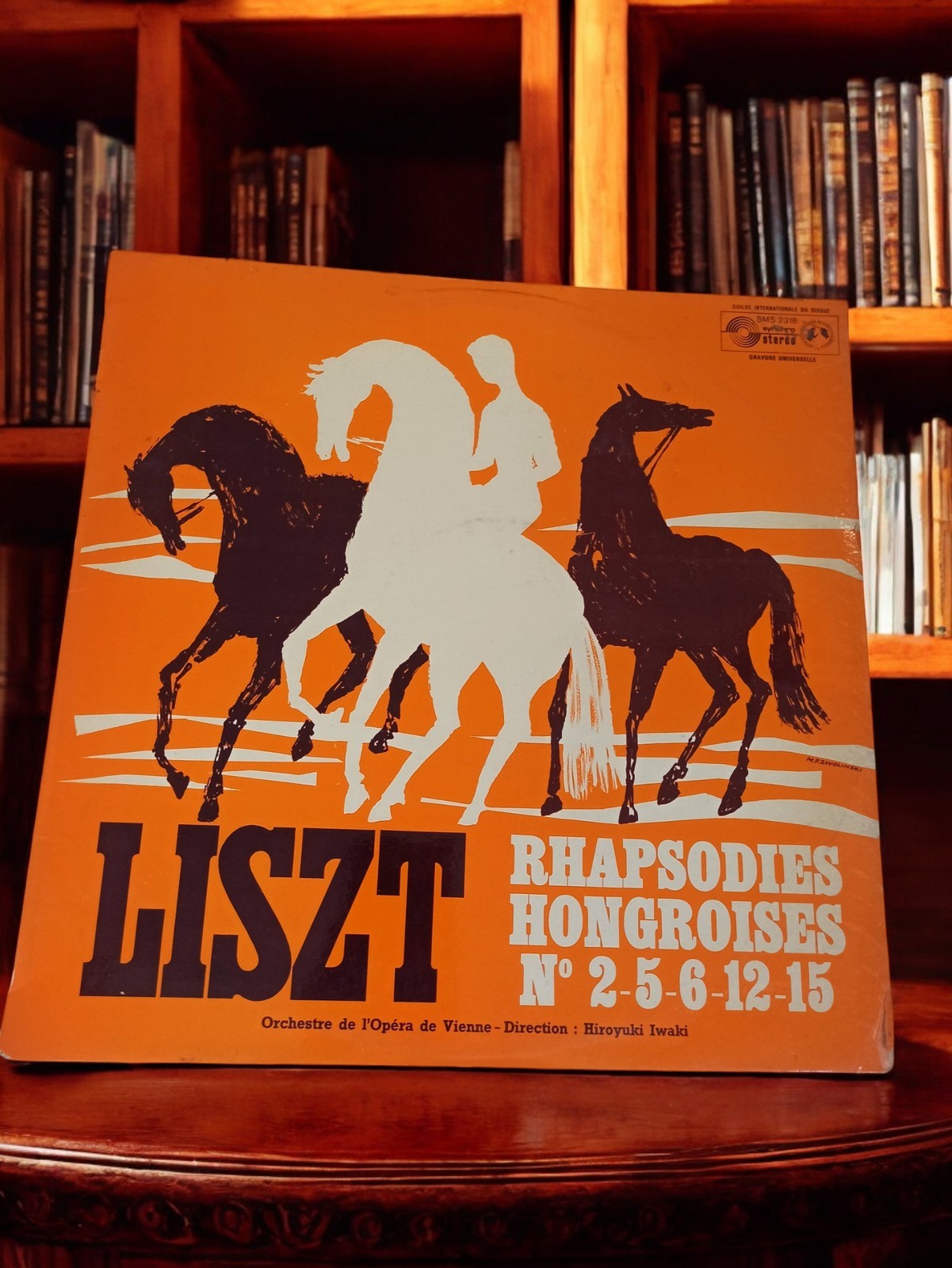 Vinyle 33 tours LISZT Rhapsodies Hongroises vintage ancien disque rétro