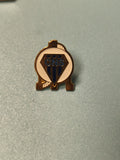 Vintage pin's CNS émaillé bleu blanc collection badge ancien (Ref 17)