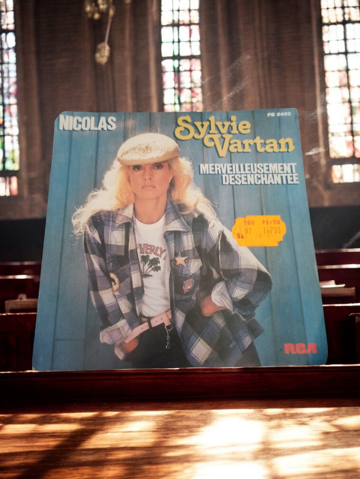 Vinyle 45 tours Sylvie Vartan RCA Merveilleusement Désenchantée vintage