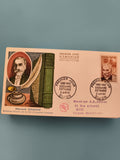 Lettre premier jour Édouard Estaunié 1962 Dijon philatélie FDC illustrée