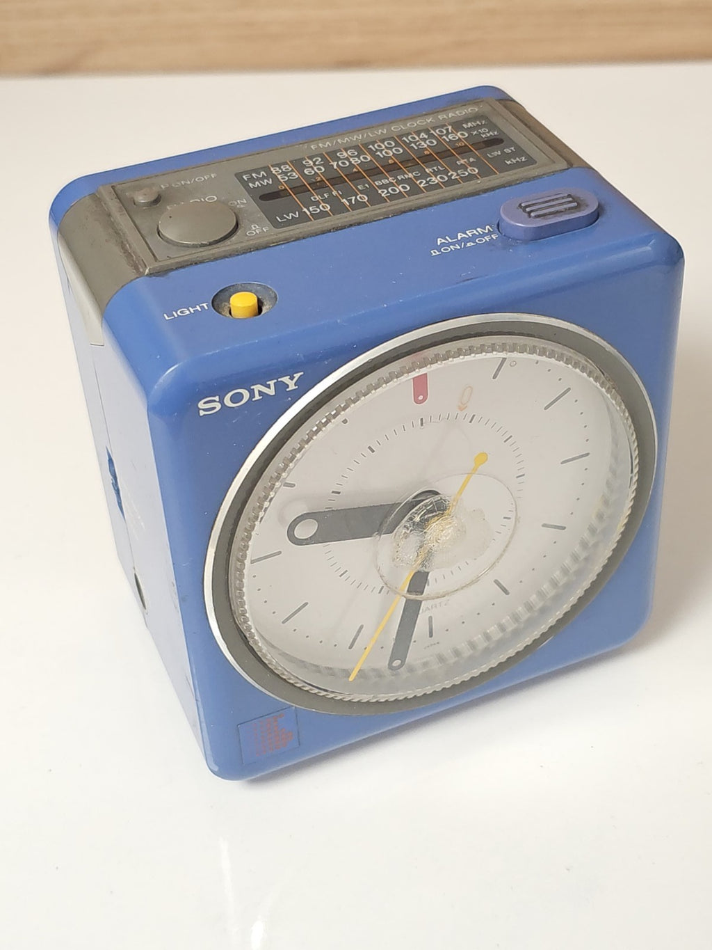 Radio réveil Sony ICF-A15L vintage ancien rétro collection radio-réveil années 8