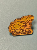 Vintage pin's Club Barbie profil doré, collection, années 80-90 (Ref 8)