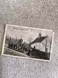 Carte photo CPA soldats Massengrab Weier Thal église WW1