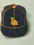 Vintage pin's Los Angeles casquette bleue LA baseball rétro collection (Ref 12)