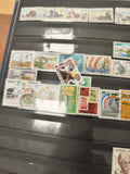 Lot de timbres Sénégal multicolores, thèmes variés, philatélie, support non incl