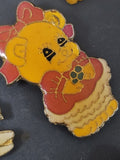 Vintage old retro pin for collector, original past years badge
