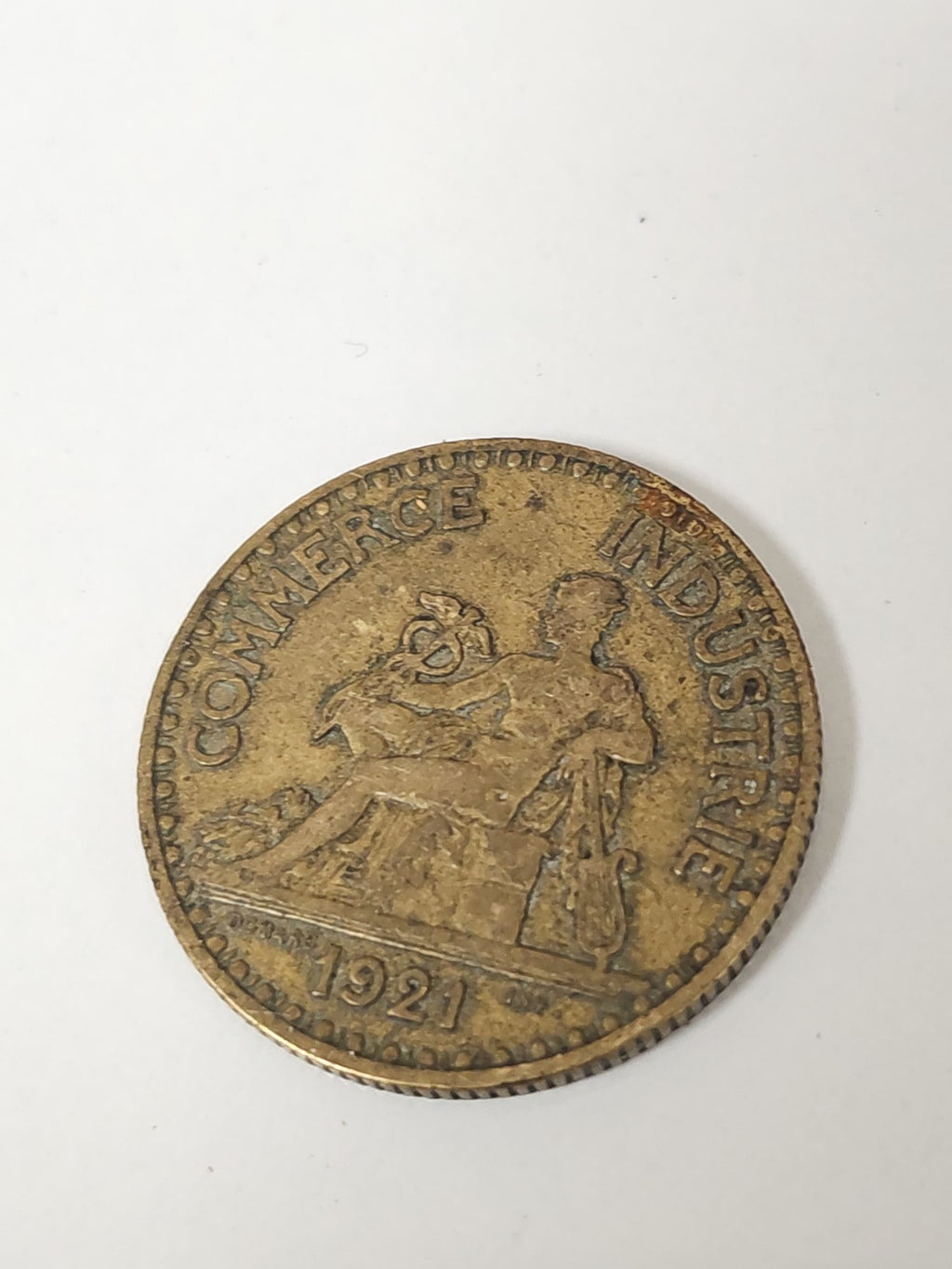 Jeton ancien bon pour 2 francs vintage collection monnaie rétro France