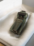 Voiture miniature ancienne cabriolet vert vintage rétro d'occasion rare
