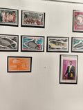 Timbres neufs République du Tchad animaux poissons thématiques Afrique vintage