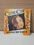 Vintage Culture Club 45 rpm vinyl record, retro 80s pop collector's item