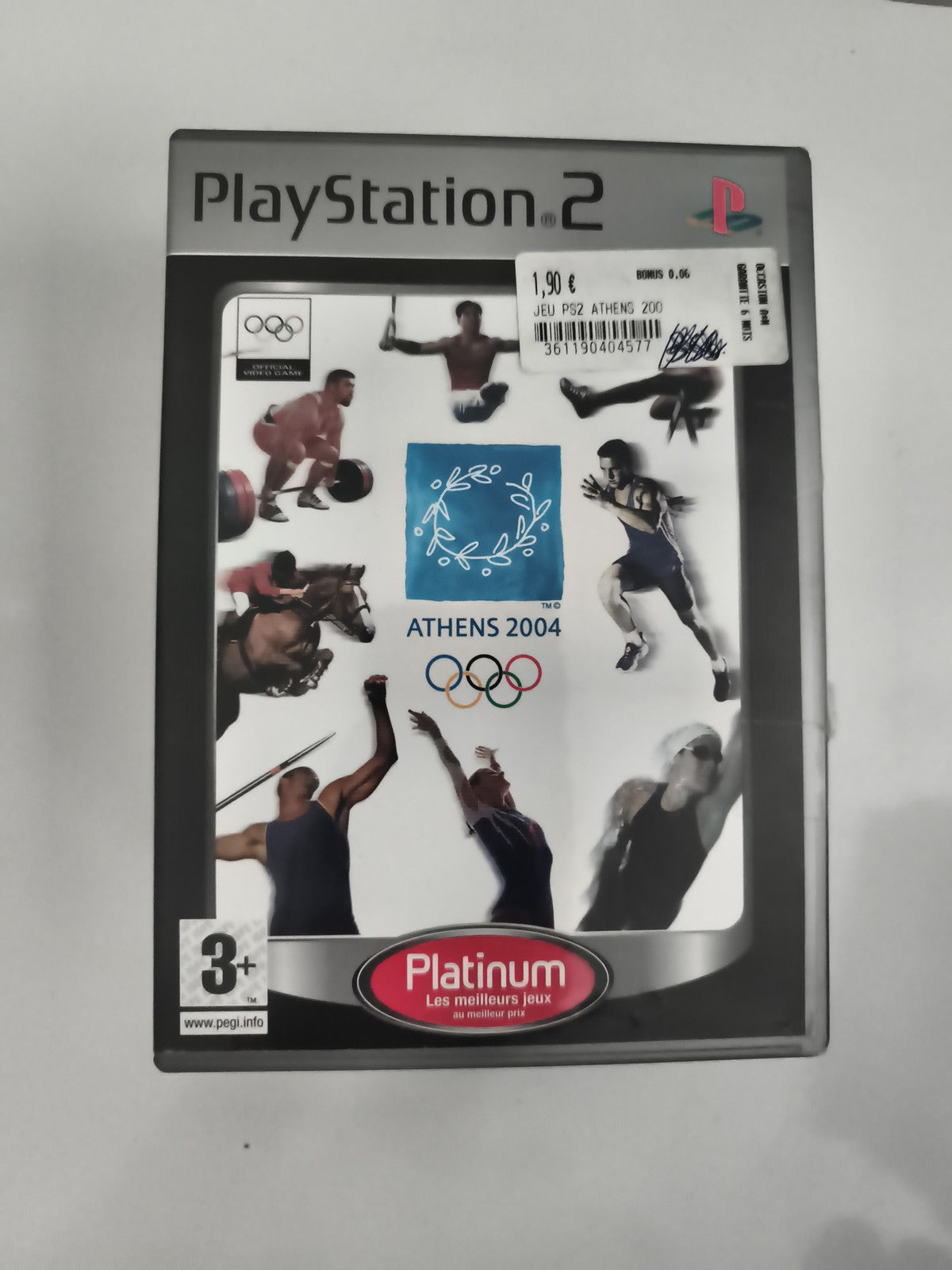 Jeu PlayStation 2 Athens 2004 Platinum PS2 sport sans notice