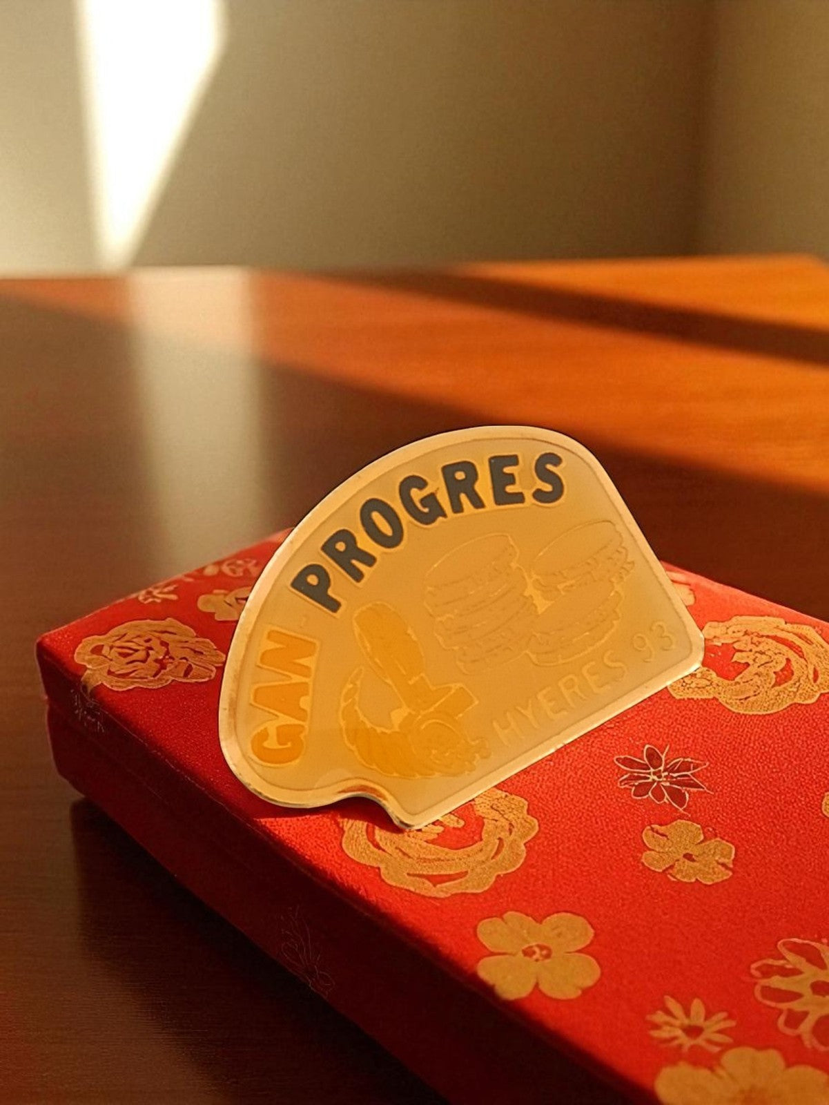 Pin's vintage GAN Progrès Hyères 93 édition limitée publicitaire rare