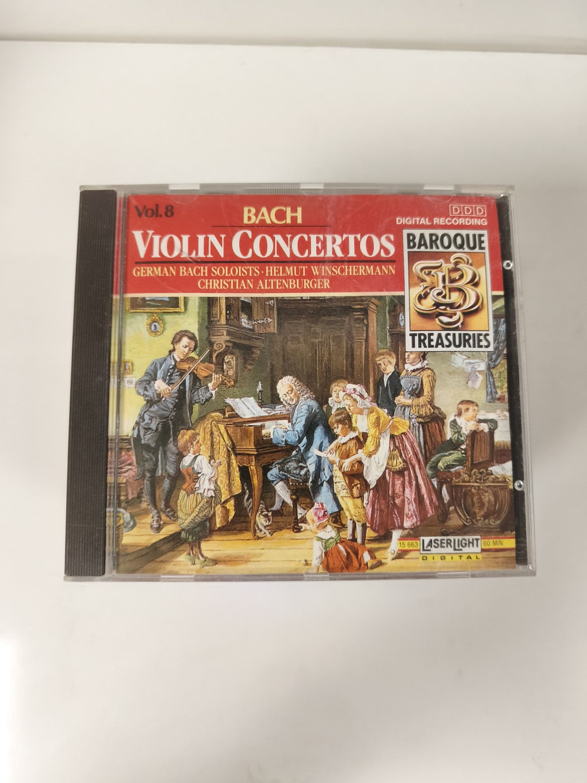 CD Bach Violin Concertos Vol.8 Baroque Treasuries Helmut Winschermann