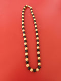 Collier vintage perles anciennes rétro, bijou d?époque pour collection ou cadeau